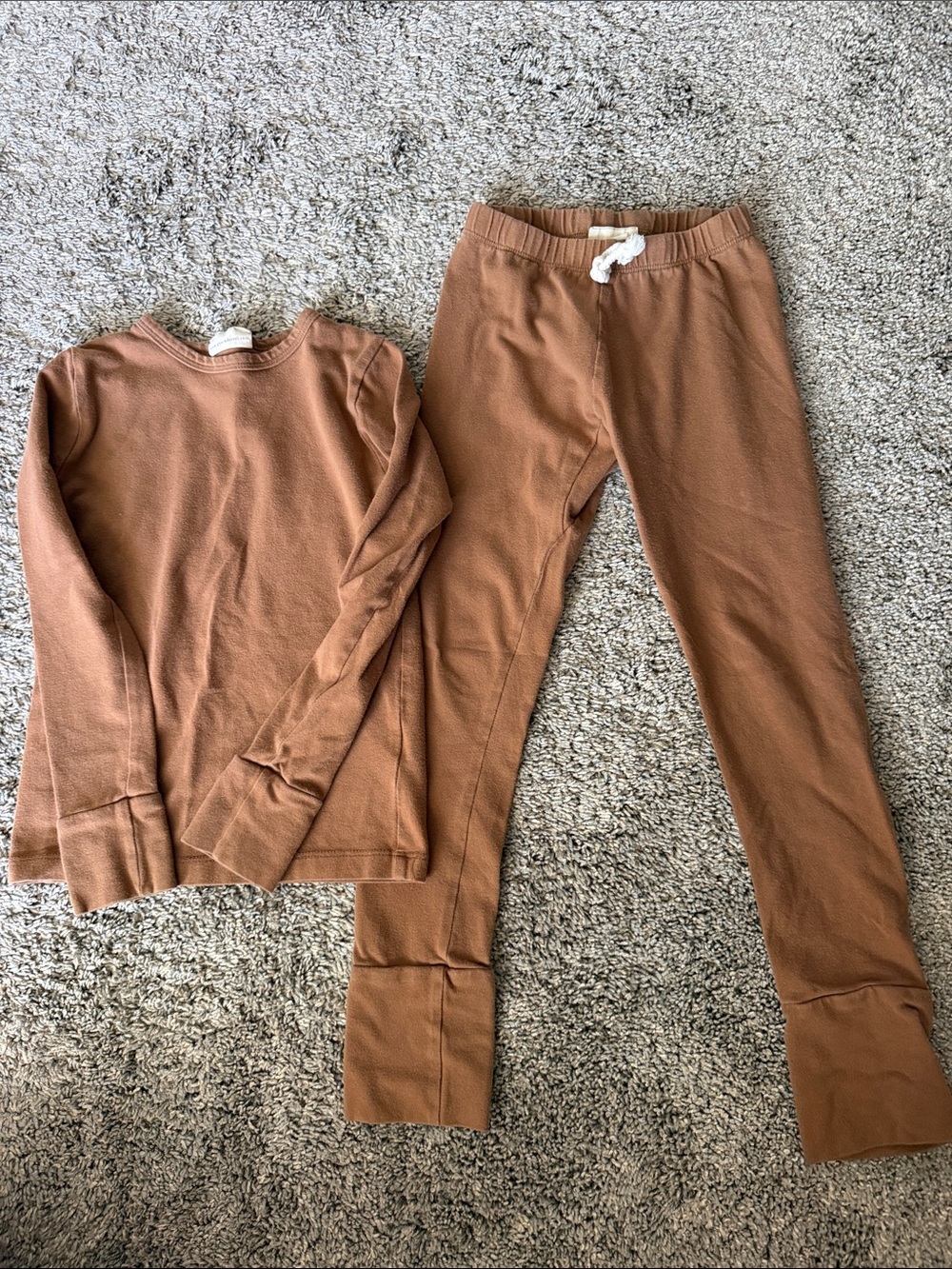 Gus+Steel Kids Pajama Set - Brown